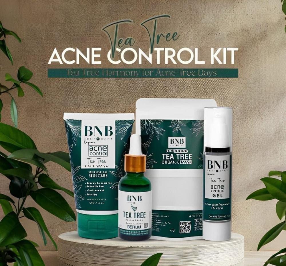 Ultimate Acne Control Facial Kit: Hydrating Serum, Gel, Wash & Mask