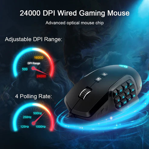 Button Laser Gaming Mouse